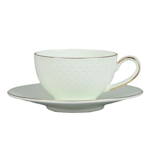 Artascope porculanske cafe šoljice i tanjirići, mint, set 6 komada