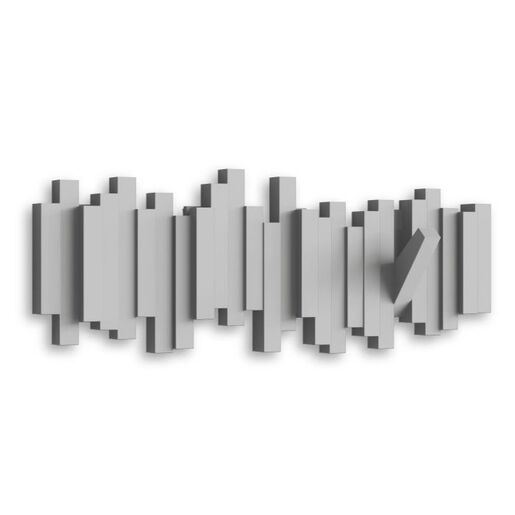 Umbra zidna vješalica Multi Sticks, siva