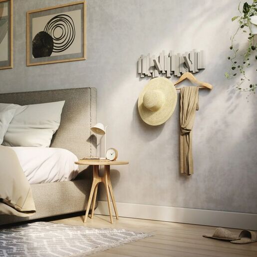 Umbra zidna vješalica Multi Sticks, siva