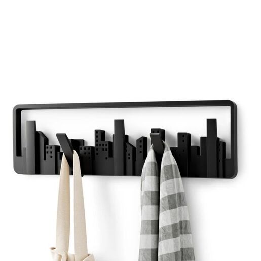 Umbra zidna vješalica Skyline, crna