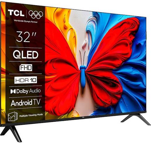 TCL QLED televizor 32S51K, Full HD, Smart TV, Google TV, HDR 10, Dolby Audio, Tanki dizajn