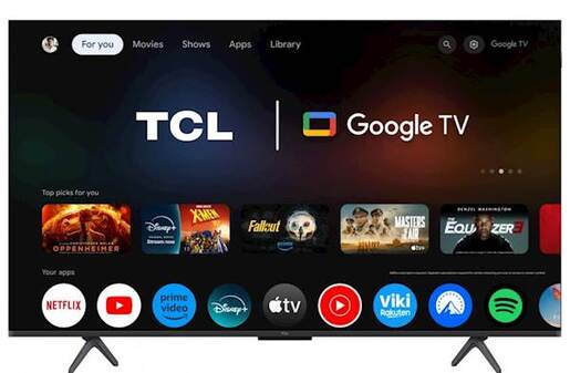 TCL MiniLED televizor 50C61KS, 4K Ultra HD, Smart TV, Google TV, 100 Hz, Dolby Vision, HDR10+, AirPlay 2, HDMI 2.1