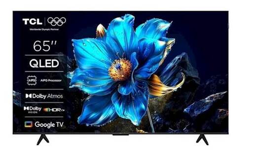 TV TCL 4K QLED 65P71K, 4K Ultra HD, Smart TV, Google TV, AiPQ PRO PROCESSOR, HVA ekran, Dolby Atmos, HDR10, **MODEL 2025**