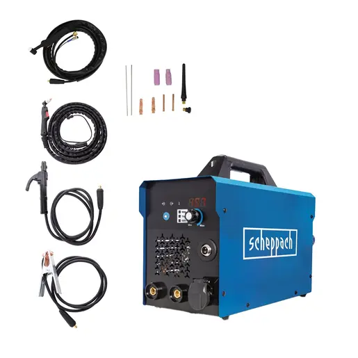 Scheppach višenamjenski TIG/MMA i Plasma rezač aparat za zavarivanje WSE4000-CUT