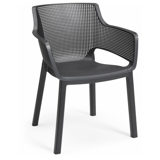 KETER ELISA vrtna stolica 53x62x78 cm – siva