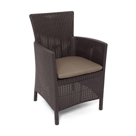 KETER Iowa ratan vrtna stolica – smeđa