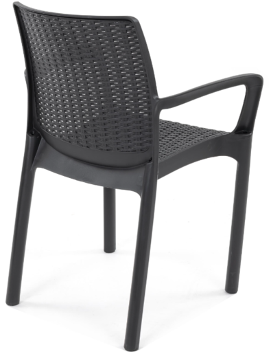 KETER BALI MONO vrtna stolica 55x83x58.5 cm – siva