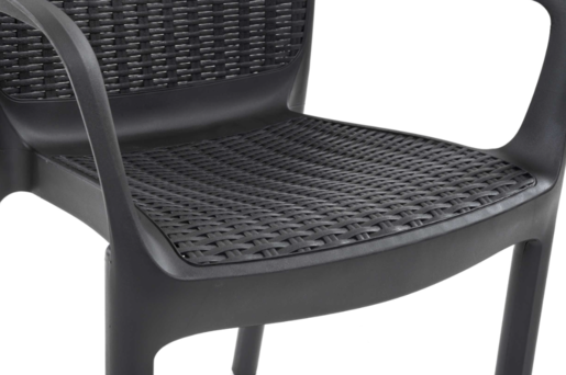 KETER BALI MONO vrtna stolica 55x83x58.5 cm – siva