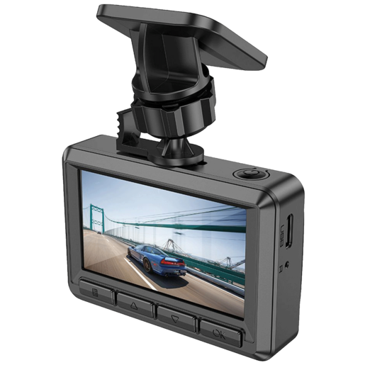 hoco. Auto kamera, 2 Mpxiel, 2.45 IPS", FullHD, microSD - DV2