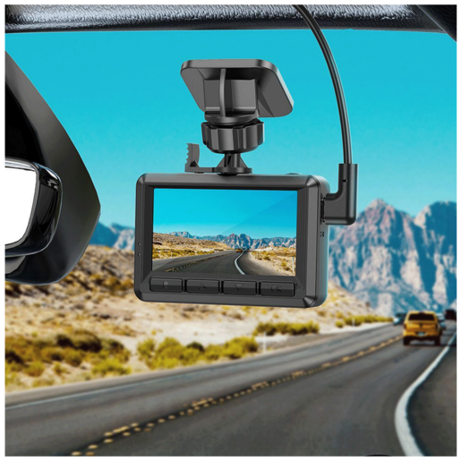 hoco. Auto kamera, 2 Mpxiel, 2.45 IPS", FullHD, microSD - DV2