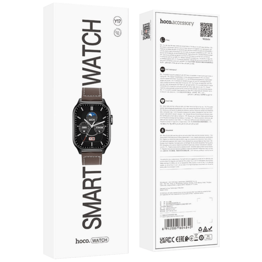 hoco. Pametni sat, 2.03" zaslon, Bluetooth, IP67 - Y17 Black