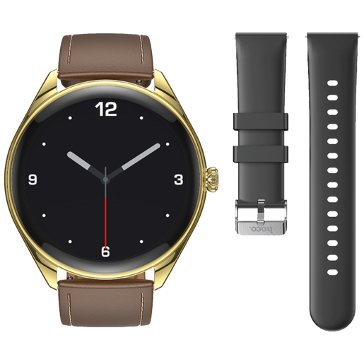 hoco. Pametni sat, 1.43" AMOLED, Bluetooth, IP67 - Y22 Champagne gold