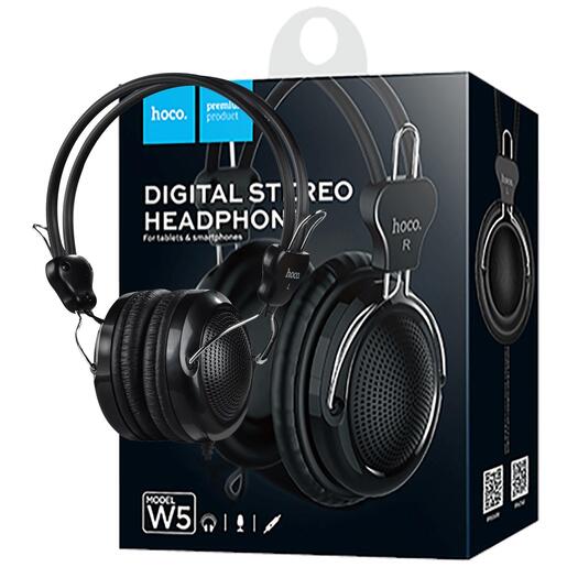 hoco. Slušalice sa mikrofonom, 3.5 mm, dužina kabela 1.2 met. - W5 Manno Headphones MIC