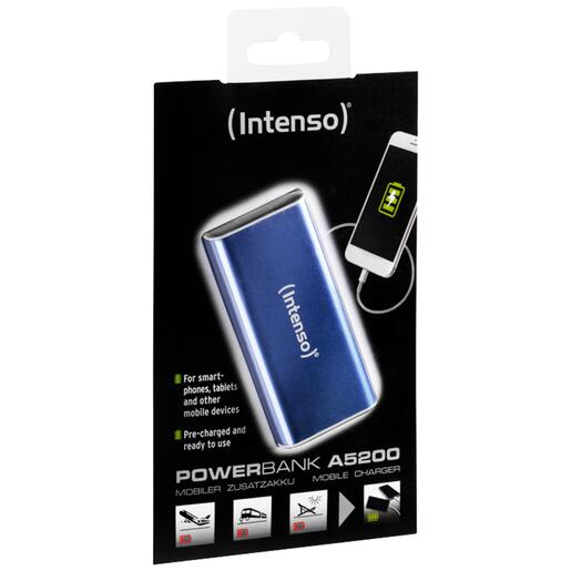 (Intenso) Prijenosni punjač za mobitele i tablete 5200mAh - RTU - POWERBANK A5200 BLUE