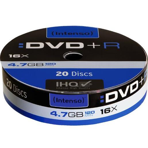 (Intenso) DVD+R 4,7GB pak. 20 komada Spindle - DVD+R SHRINK 4,7GB/20Spindle