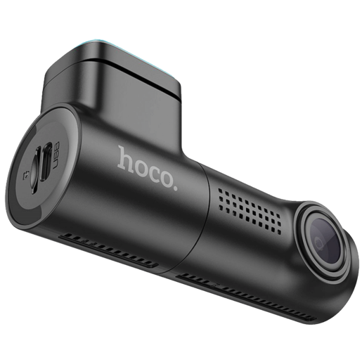 hoco. Auto kamera, 2 Mpxiel, 0.96" TFT, FullHD, microSD, WiFi - DV1