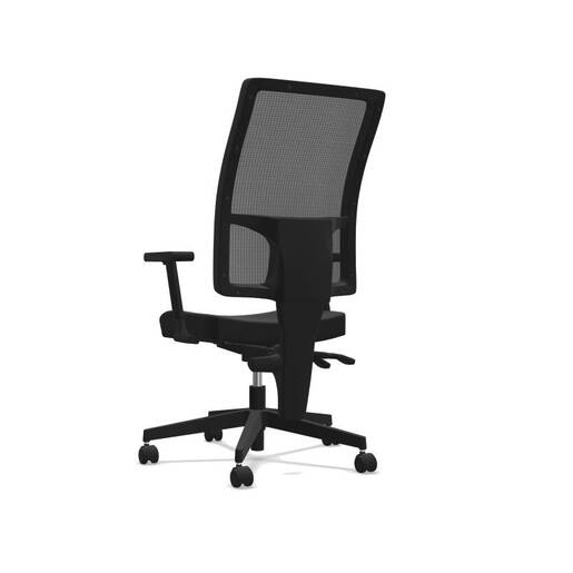 Stolica kancelarijska NS TAKTIK PVC baza sa pod. rukonaslonima crna mreža/crna