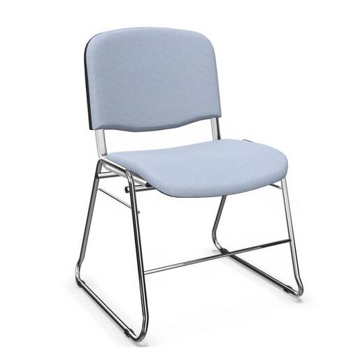 Stolica konferencijska ISO CFS krom baza, sivo platno