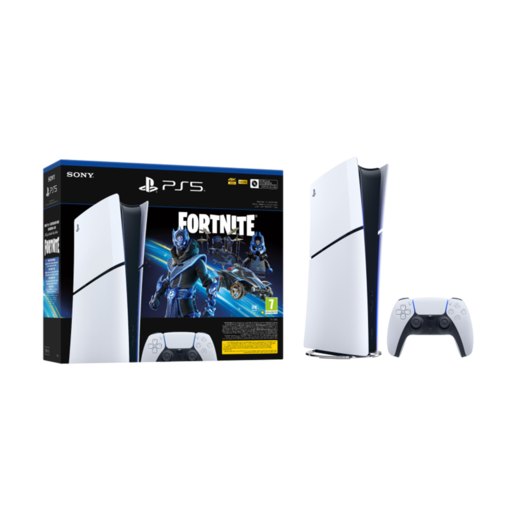 PlayStation 5 Slim Digital Edition D ch + Fortnite VCH + Marvel's Spider-Man 2 SE VCH