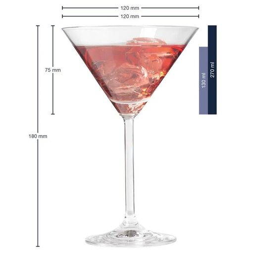 Leonardo set 6 čaša za koktel Daily, 260ml 063320