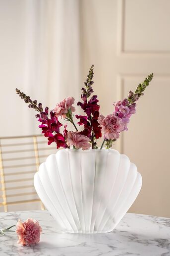 Leonardo vaza Poesia 22 cm školjka - ručno izrada