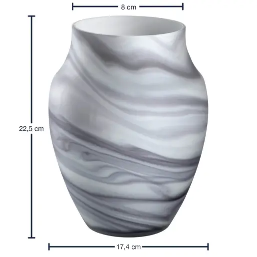 Leonardo vaza Poesia 23 cm mramor - ručno izrada