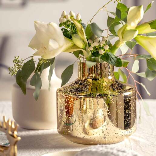 Leonardo vaza Milanio 22 cm zlatna - ručno izrada