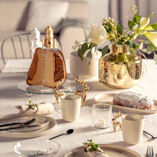 Leonardo vaza Milanio 22 cm zlatna - ručno izrada