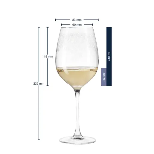 Leonardo set 6 čaša za bijelo vino CHATEAU, 410ml