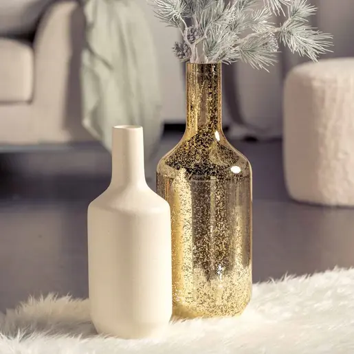 Leonardo vaza Milanio 50 cm zlatna - ručno izrada