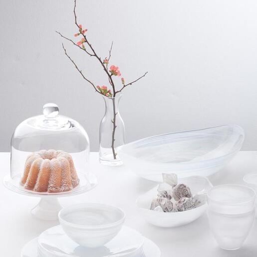 Leonardo oval na stalku za torte i kolače ALBASTRO  31cm