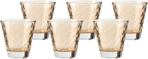 Leonardo set 6 čaša MARRONE 215ml smeđa