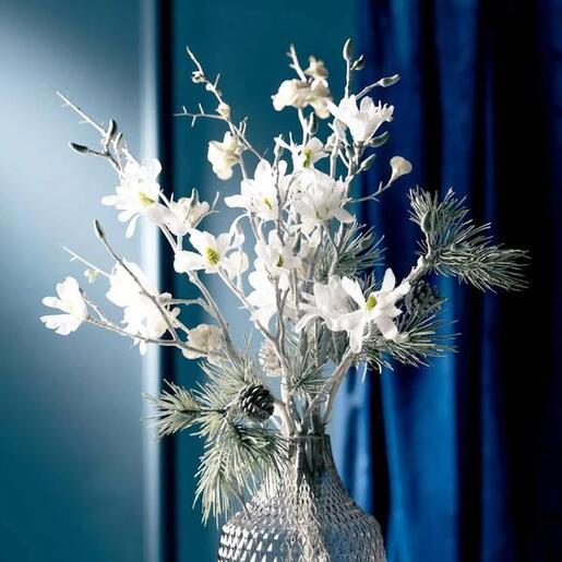 Leonardo umjetni cvijet MAGNOLIJA 85 cm PALAZZO bijela