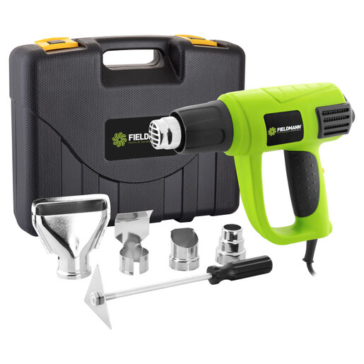 Fieldmann električni pištolj za vrući zrak 202001-E 2000 W SET