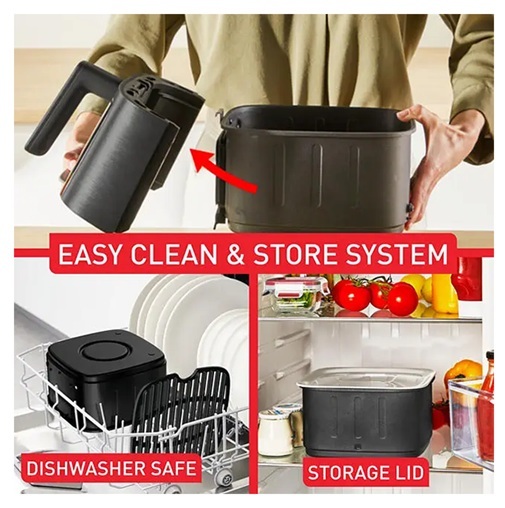 TEFAL friteza na vrući zrak EY5568E0 Easy Fry Silence, 5 L