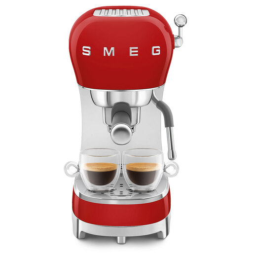 Smeg aparat za espresso kafu ECF02RDEU, crveni