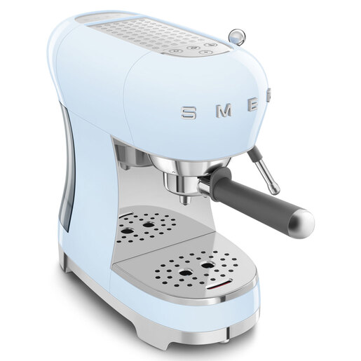 Smeg aparat za espresso kafu ECF02PBEU, pastelno plavi