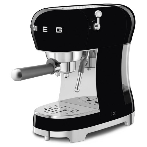 Smeg aparat za espresso kafu ECF02BLEU, crni
