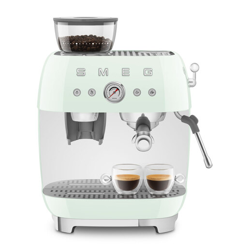 Smeg aparat za espresso kafu EGF03PGEU, pastelno zeleni
