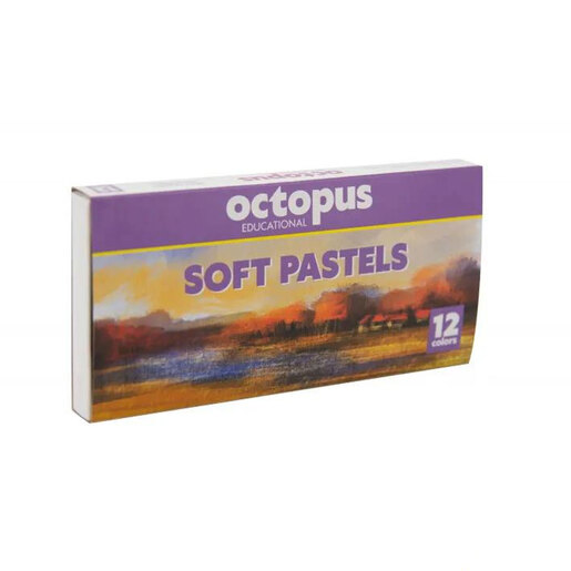 Octopus Boje voštane Suvi pastel 12/1