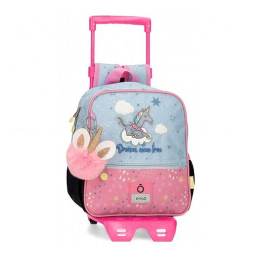 Enso predškolski ruksak 25 cm sa točkićima, za vrtić Dreams Come True 94821T1