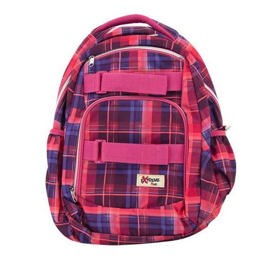 Extreme4me školski ruksak 49 cm, Plaid 90758