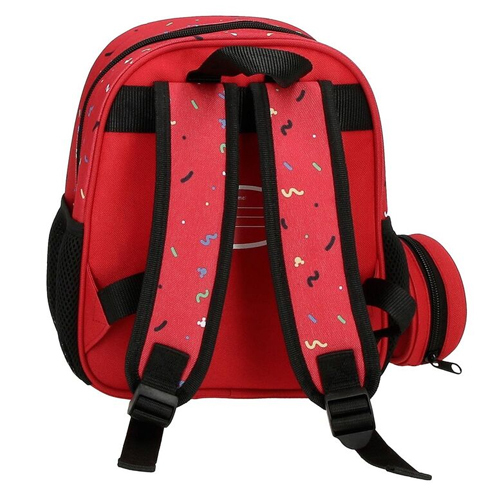 Disney predškolski ruksak 25 cm, za vrtić Mickey Things, crveni