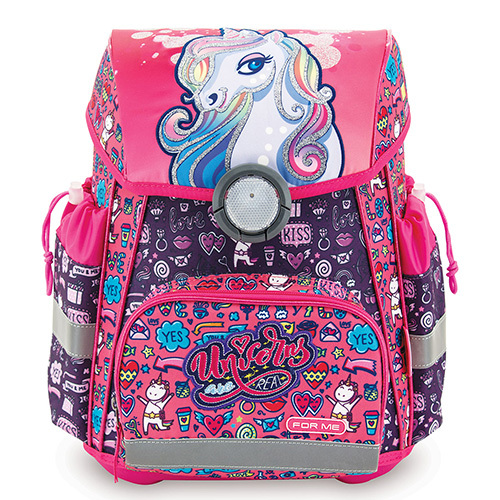 For Me školski školski ruksak anatomski 41cm, Unicorns Real