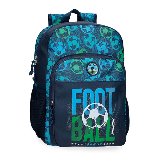 Roll Road školski ruksak 40 cm, Football 4882342, plavi