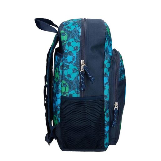 Roll Road školski ruksak 40 cm, Football 4882342, plavi