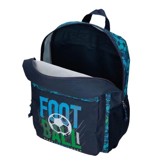 Roll Road školski ruksak 40 cm, Football 4882342, plavi