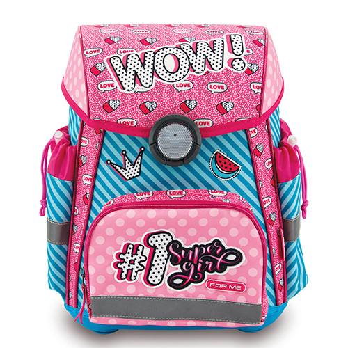 For Me školski školski ruksak anatomski 41cm, Super girl