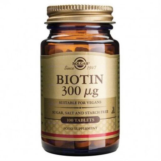 SOLGAR BIOTIN tablete a 100