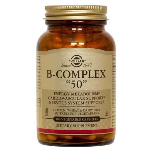 SOLGAR B complex + vitamin C tbl. A100